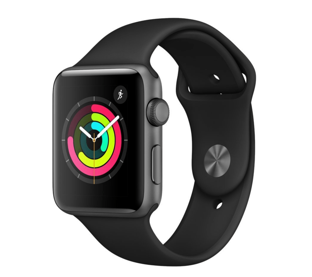 Apple Watch Series 1 38mm Space Gray Aluminum with Black Sport&nbsp;Band