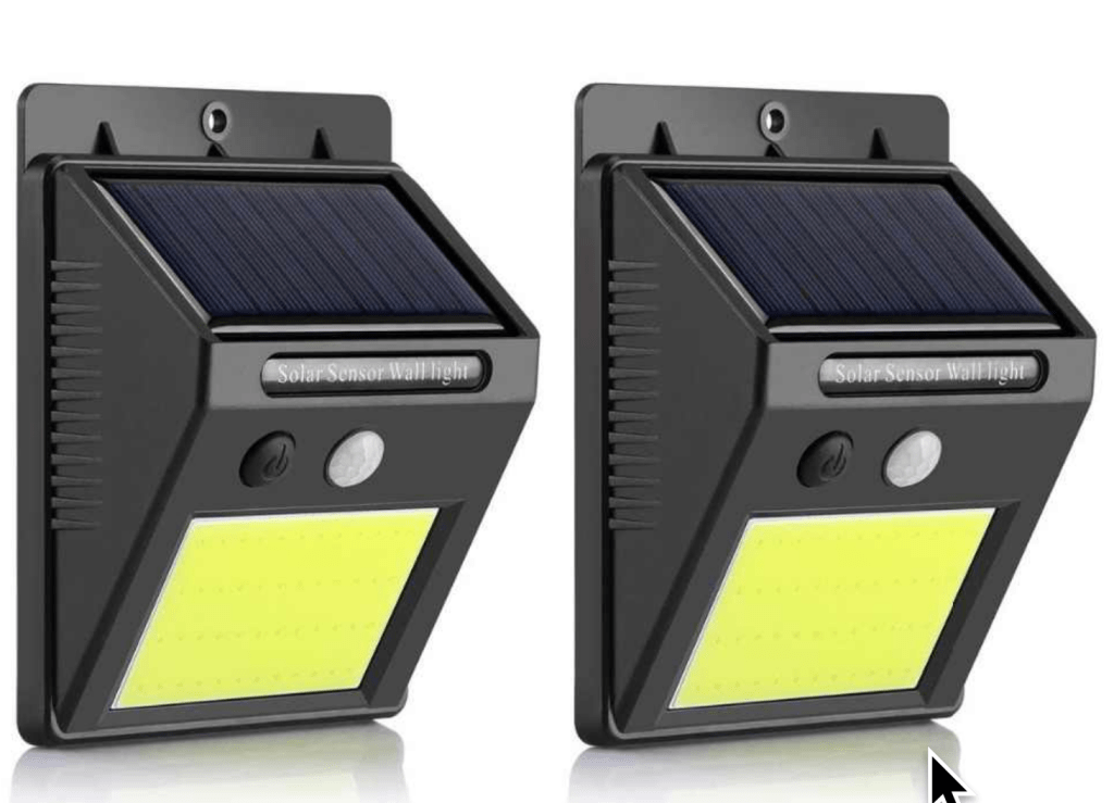 Holan 12-LED Solar Motion Sensor Security Light with Two Intelligent Modes, Pack of&nbsp;2