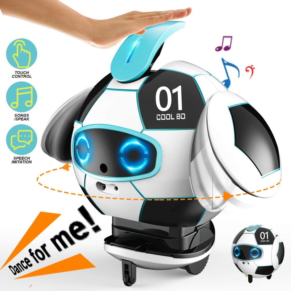 TikTok Robot for Kids, 2020 NEW Smart Robot Touch  Voice Change Control Robot Toy,Talking Singing&nbsp;Dancing